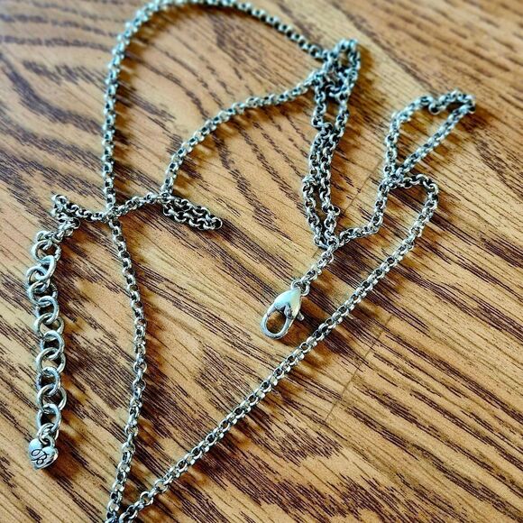 BRIGHTON "Desert Dusk" Gold snd Silver Reversible Pendant Necklace - Picture 3 of 10